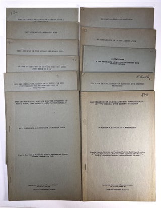 The Journal of Biological Chemistry - Off-Prints (32 vols.)