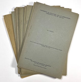 Item #C00006303 The Journal of Biological Chemistry - Off-Prints (14 vols.). Sarah Ratner