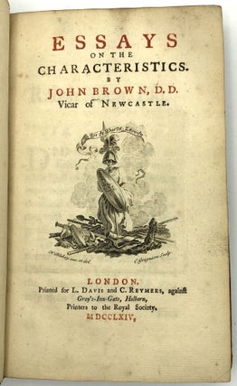 Item #C00008908 Essays on the Characteristics. John Brown