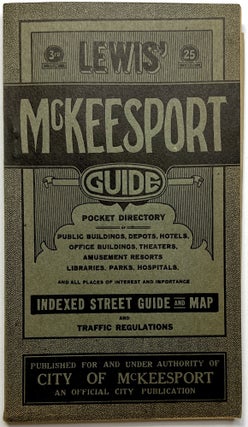 Item #C00009449 Lewis' McKeesport Guide. J. L. Lewis