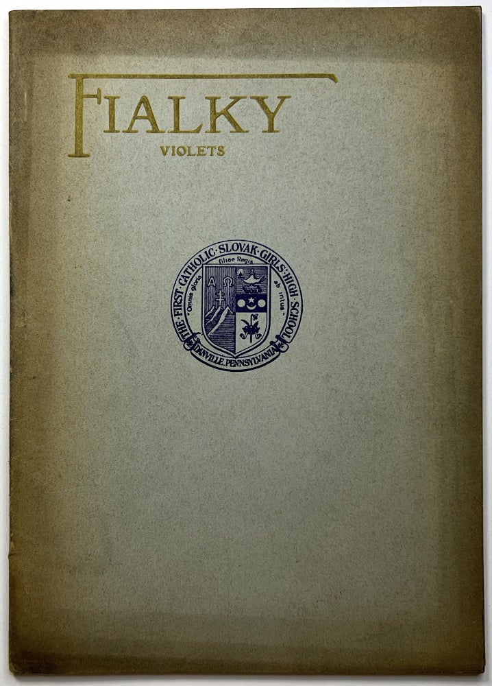 Item #C00009797 The First Catholic Slovak Girls High School, Danville, PA: Fialky / Violets, December 1927 (Villa Sacred Heart Academy)