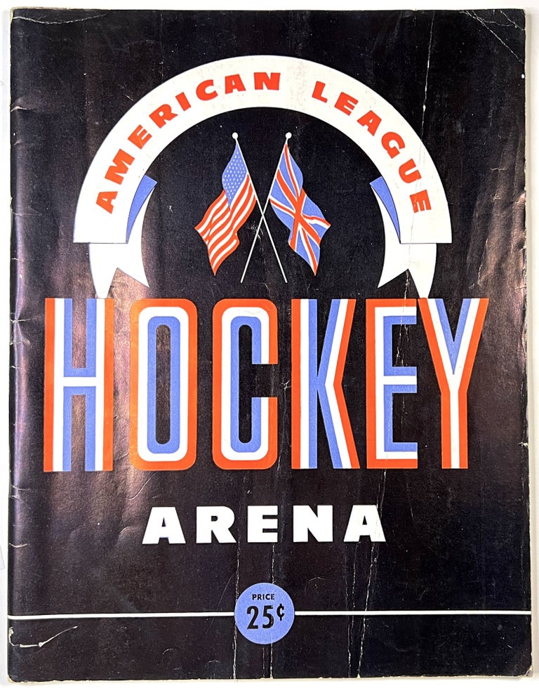 Item #C00009801 Program Yearbook for Cleveland Barons, 1947 - 1948, American League Hockey Arena. Cleveland Barons, American League Hockey.