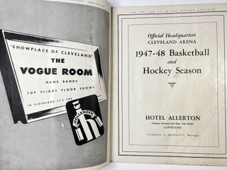 Program Yearbook for Cleveland Barons, 1947 - 1948, American League Hockey Arena