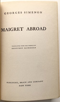 Maigret Abroad