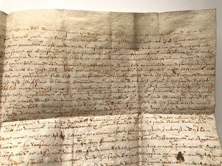 1612 quitclaim deed for transfer of land in Graythwaite, UK, from Robert Rawlinson to a relative
