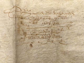 1612 quitclaim deed for transfer of land in Graythwaite, UK, from Robert Rawlinson to a relative