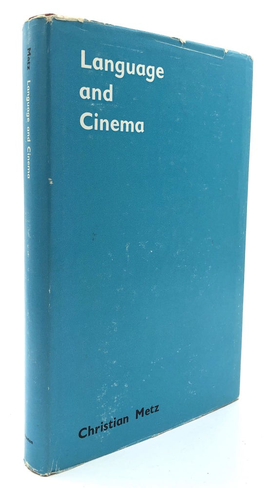 Item #H10200 Language and Cinema (1974) - inscribed. Christian Metz, trans. by Donna Jean Umiker-Sebeok.