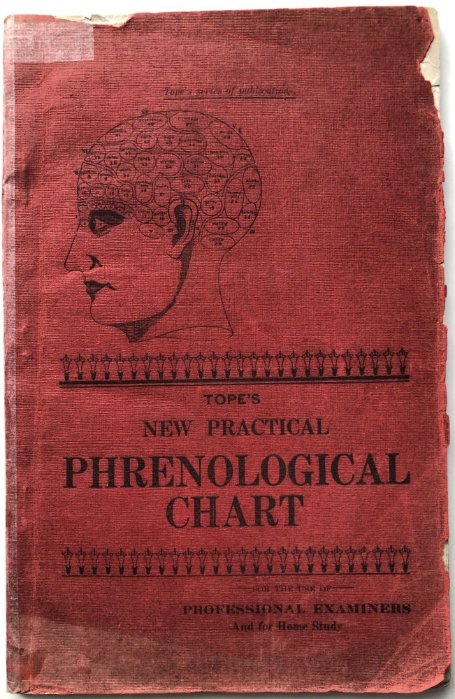 Item #H10315 Tope's New Practical Phrenological Chart. Tope, Melanchton.
