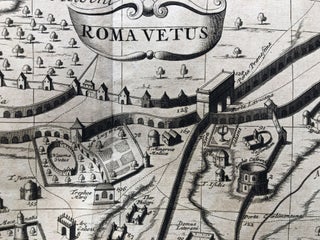 Roma Vetus: Plan Des Antiquitez De Rome, Représentées Et Distinguées Suivant La Situation De Chacun De Ses Anciens Monuments (1708)