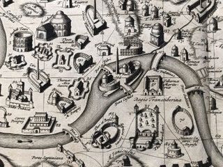 Roma Vetus: Plan Des Antiquitez De Rome, Représentées Et Distinguées Suivant La Situation De Chacun De Ses Anciens Monuments (1708)