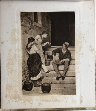 Bits of Modern Art: Six Photo-Gravures -- Love or Country; Italian Girl; Gossips at the Well; Lady of the Lake; A Bunch of Blue Ribbon; Flower Girl