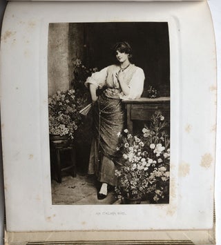 Bits of Modern Art: Six Photo-Gravures -- Love or Country; Italian Girl; Gossips at the Well; Lady of the Lake; A Bunch of Blue Ribbon; Flower Girl