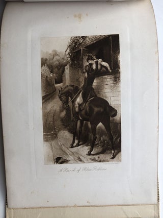 Bits of Modern Art: Six Photo-Gravures -- Love or Country; Italian Girl; Gossips at the Well; Lady of the Lake; A Bunch of Blue Ribbon; Flower Girl