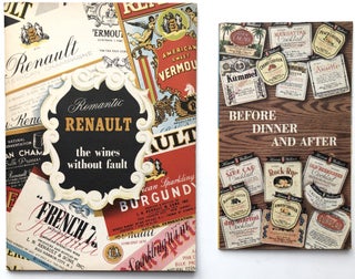 Item #H10449 Romantic Renault, the Wines without Fault. Cocktail Guide, L. N. Renault Co