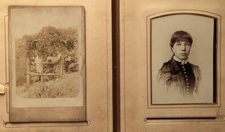 1890s photo album: 24 cabinet photos, 26 CDVs, Altoona and Gettysburg