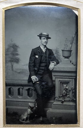 1890s photo album: 24 cabinet photos, 26 CDVs, Altoona and Gettysburg