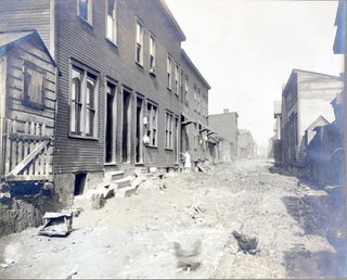 3 8 x 10 photos of Apple Alley near E. Grant Ave, Duquesne PA ca. 1900