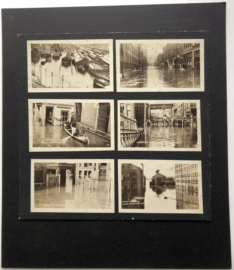 Item #H10526 6 snapshots of the 1936 Pittsburgh Flood's effect on the Westinghouse Plant in East Pittsburgh