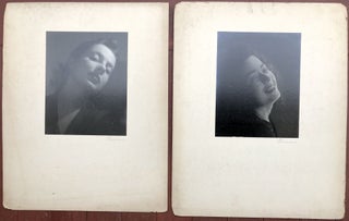 18 original signed photographic portraits of women taken in the late 1930s
