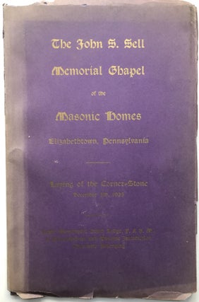 Item #H10561 The John S. Sell Memorial Chapel of the Masonic Homes, Elizabethtown, Pennsylvania,...