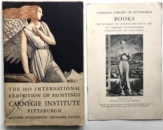 Item #H10749 The 1935 International Exhbibition of Paintings, Carnegie Institute, Pittsburgh....