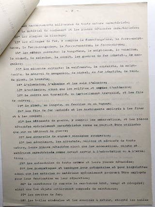 3 WWI circulars from the estate of diplomat Ulysses Grant-Smith, 1914-1915, on Contraband of War