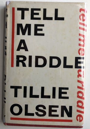 Item #H10807 Tell Me a Riddle - first UK edition inscribed to Nobel winner George Wald, a fellow...