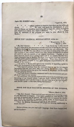 'Manifest Destiny, ' 'the Monroe Doctrine, ' and Our Relations With Mexico: a Letter From Gen. Rosecrans to the People of the United States