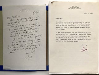 Original typescript of The Year of the Hot Jock and other stories