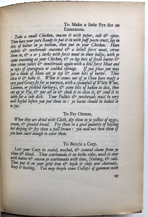 The Receipt Book of Ann Blencowe, A.D. 1694