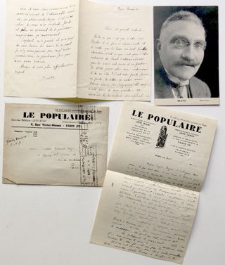 Small Archive of Material relating to Eugene & Louise Silvain, their daughter Jeanne and Jeanne’s husband, Edmond Roze