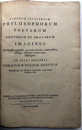 Veterum Illustrium Philosophorum, Poetarum, Rhetorum et Oratorum imagines