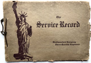 Item #H10993 The Service Record of Headquarters Company, 312th Engineers U. S. A. being a Scrap...