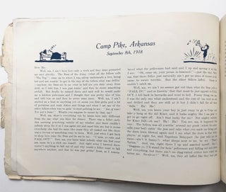 The Service Record of Headquarters Company, 312th Engineers U. S. A. being a Scrap Book of their varied scraps -- Military and otherwise; a faithful presentation of impressions and experiences of their soldier-life in the World War; an Autobiography of the organization during its existence, September 15, 1917 - June 28, 1919