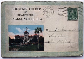 Item #H11106 1913 Souvenir Folder of Beautiful Jacksonville, FLA, 11 postcards