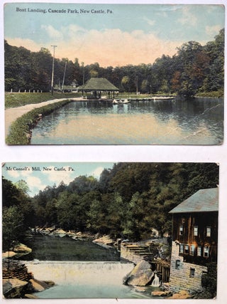 11 1910s postcards of NW Pennsylvania: New Castle, Mercer, Grove City, Franklin, Oil Country