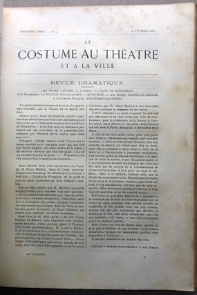 Le Costume au Theatre et al la Ville, 1886-1890