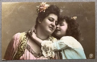 13 Ca. 1900s Real Photo Postcards RPPCs of Women and Girls in couples and groups
