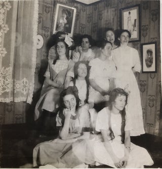 13 Ca. 1900s Real Photo Postcards RPPCs of Women and Girls in couples and groups