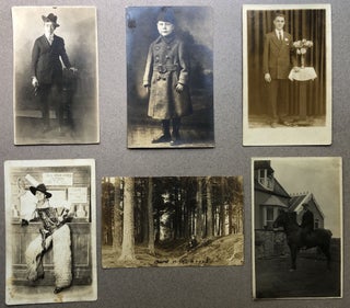 Item #H11262 6 Ca. 1900s Real Photo Postcards RPPCs of Men Alone