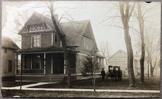 Item #H11279 1910 Real Photo Postcard: Reed family home, Amboy Minnesota