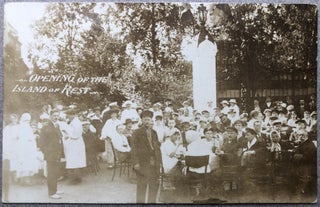 Item #H11297 1920 Real Photo Postcard: Opening of the Island of Rest (St. Petersburg, Russia