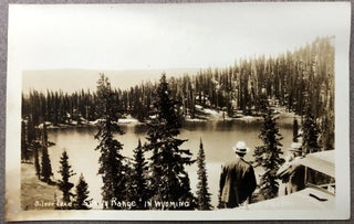 Item #H11303 Ca. 1920s Real Photo Postcard: Silver Lake, Snowy Range, Wyoming