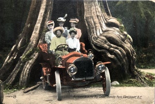 13 early 1900s postcards all related to cars / automobiles -- some Real Photo Postcards