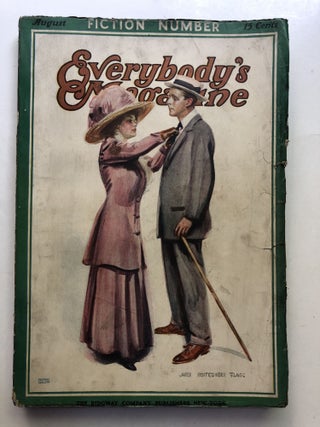 Item #H11366 Everybody's Magazine, August 1910. James Montgomery Flagg Jack London, C. W. Ogden,...