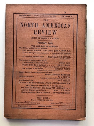 Item #H11387 The North American Review, February 1900. Lyman Abbott W. E. Henley, Theodor Mommssen