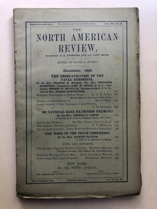 Item #H11406 The North American Review, December 1898. Max O'Rell Theodore Roosevelt, Winston...