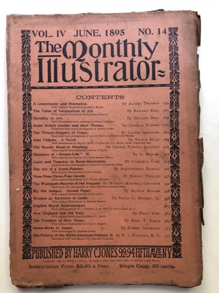 Item #H11411 The Montly Illustrator, June 1895. Victor Hugo Edward King, Clarence Cook, Ik Marvel