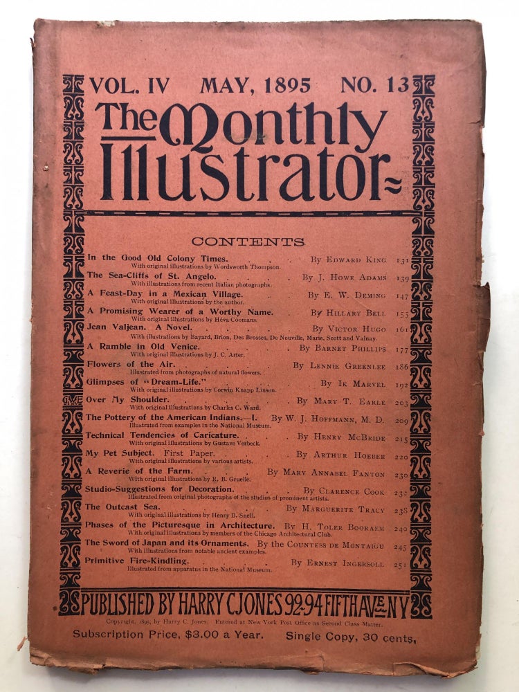 Item #H11412 The Montly Illustrator, May 1895. Victor Hugo Edward King, Clarence Cook, Ik Marvel.