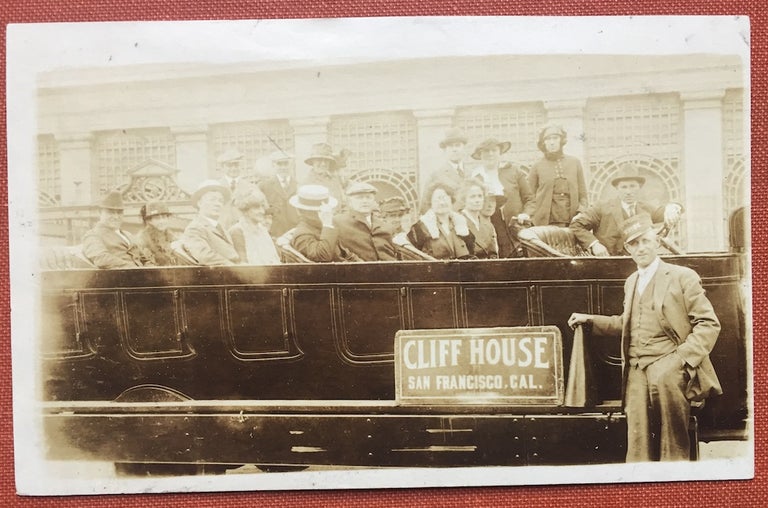 Item #H1151 Real photo postcard of a Cliff House, San Francisco CA bus from ca. 1910-1915. n/a.